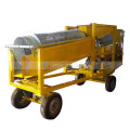 PU replacable sieve waste trommel screen of smaller alluvial gold washing plant